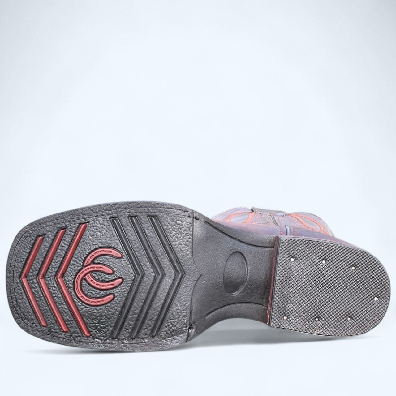 TBC BOOTMAKERS Chocolate Brown with Rubber Sole Square Toe 4611