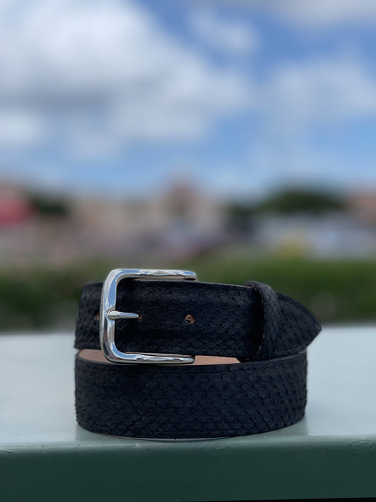 TBC Black Python Belt