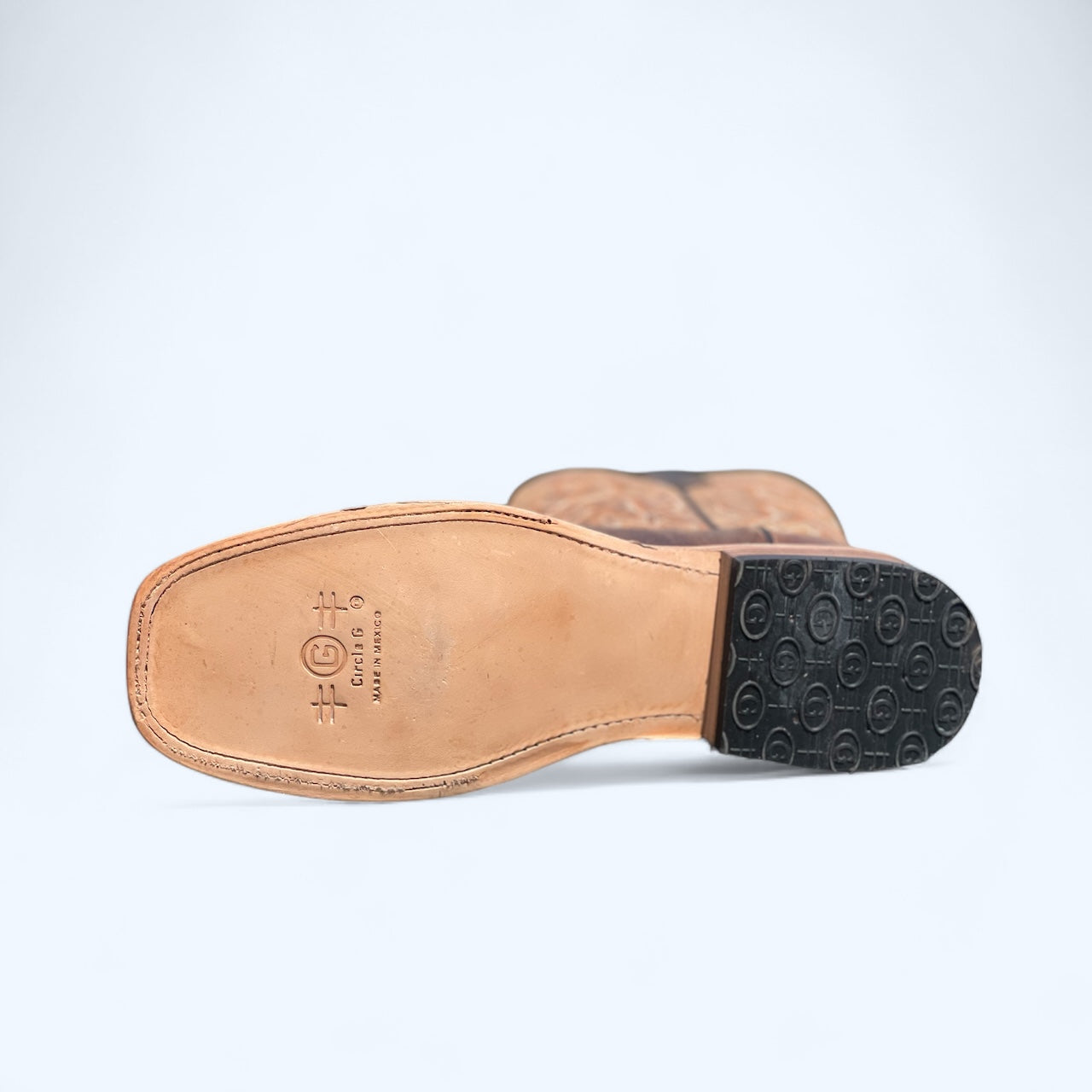 Corral Men's Tan Embroidery Square Toe