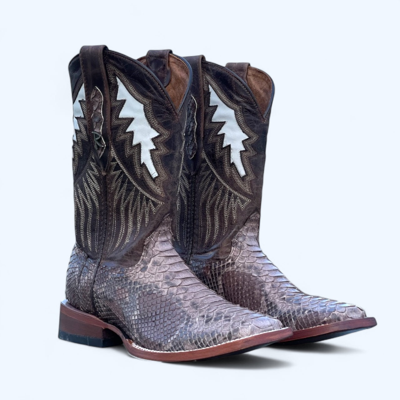 TBC Bootmakers Tradition White Python Mink Boot