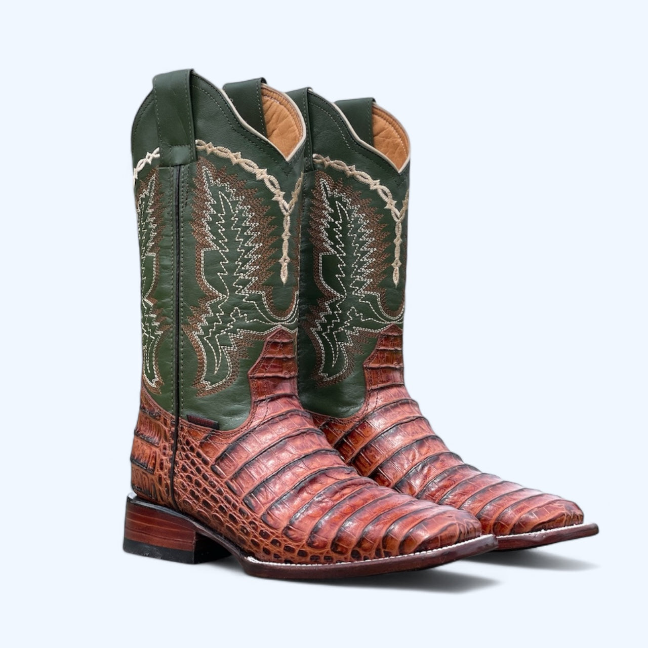 TBC BOOTMAKERS Shedron Leather Croc Print 0002