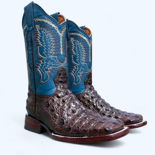 TBC BOOTMAKERS Cafe Croc Leather Print 0006