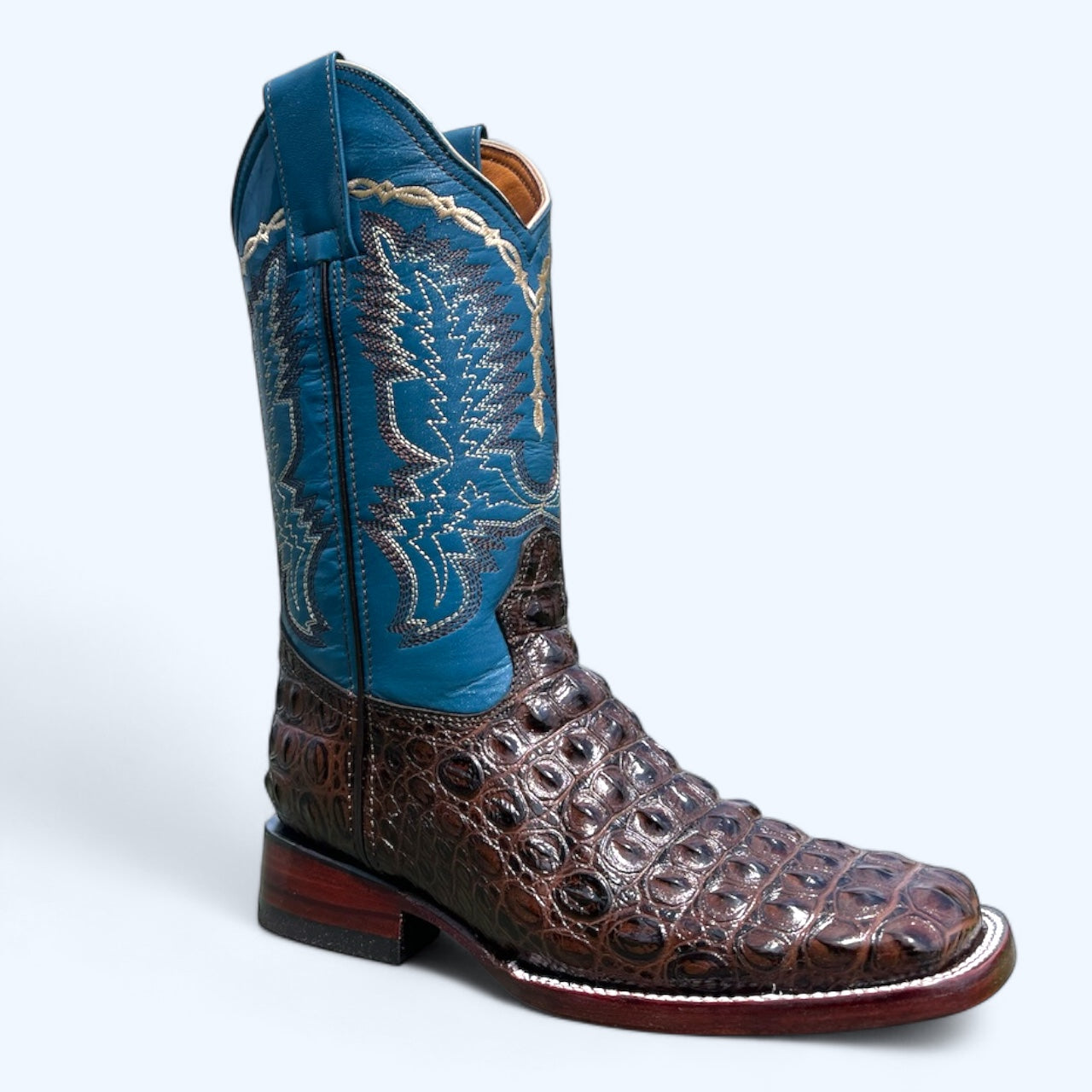 TBC BOOTMAKERS Cafe Croc Leather Print 0006