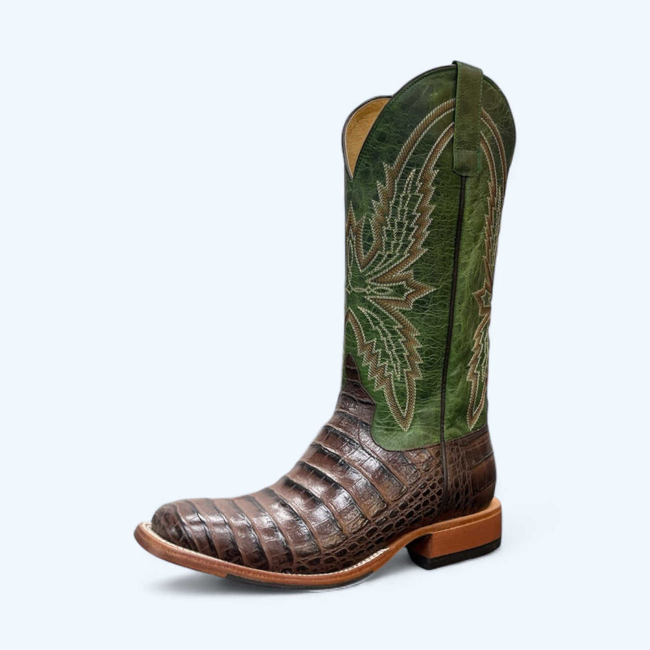 Men’s Horse Power Choco Caiman Print