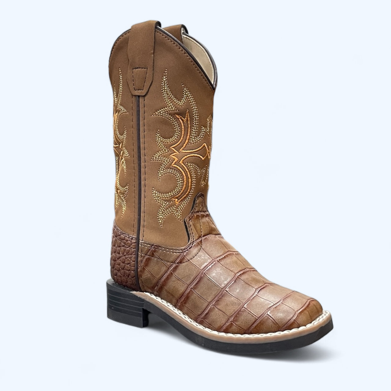 OLD WEST BOYS BRANDY CROC PRINT VB9156