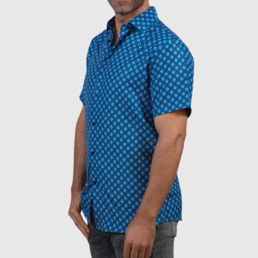 Silver Stone Men’s Blue Short Sleeve SSG22169