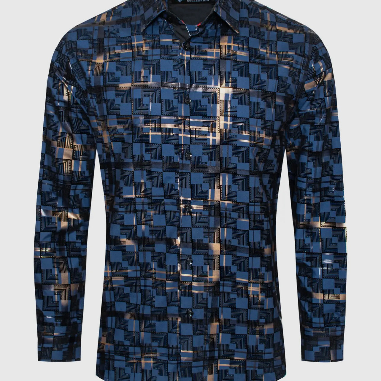 VIP Collection Men’s Blue Gold Long Sleeve VIFL131